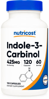 Nutricost botella frontal mostrando etiqueta clara y beneficios