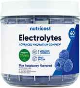 Nutricost empaque frontal mostrando 40 stickpacks y conveniencia