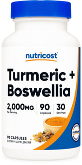 Nutricost frasco frontal mostrando etiqueta y beneficios claros