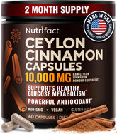 NutriFact frasco frontal mostrando 60 cápsulas y etiqueta clara