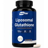 NutriFlair envase frontal mostrando la marca y dosis, transmite confianza