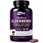 NutriFlair frasco delante mostrando etiqueta y beneficios claros
