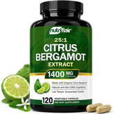 NutriFlair frasco frontal mostrando 120 cápsulas y etiqueta clara