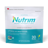 NUTRIM envase frontal mostrando el diseño y la cantidad, fácil identificación del producto