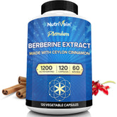 Nutrivein frasco frontal mostrando 120 cápsulas y beneficios claros