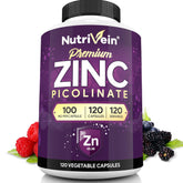 Nutrivein frente del envase mostrando 120 cápsulas y etiqueta clara