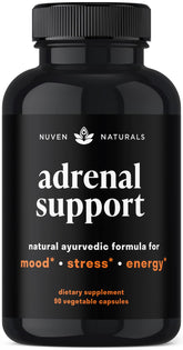 Nuven Naturals frente del envase mostrando la marca y beneficio para estrés