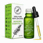 NZ Country Manuka frasco delantero mostrando etiqueta y pureza