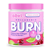 Obvi bote frontal con etiqueta Cherry Limeade muestra diseño y beneficios visibles