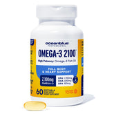 Oceanblue frente del empaque mostrando la marca y beneficio de alta potencia