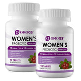 OMOGS envase frontal mostrando 180 tabletas y beneficios clave