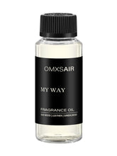 omxsair frasco frontal My Way 120ml mostrando elegante diseño y durabilidad