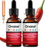Frasco ONAISÉ cayenne pepper drops vista frontal mostrando diseño y marca