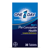One A Day envase frontal del multivitamínico para apoyo preconcepcional, claro y reconocible