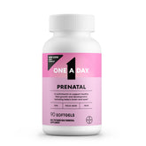 ONE A DAY envase frontal del prenatal, identificación clara y confianza