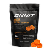 ONNIT frasco frontal Citrus Punch muestra formato y beneficio conveniencia