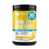 Optimum Nutrition envase frontal mostrando sabor piña y beneficios de energía