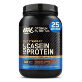 Optimum Nutrition envase frontal Chocolate Supreme mostrando marca y beneficio nutricional