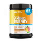 Optimum Nutrition frasco delantero mostrando diseño y información clara
