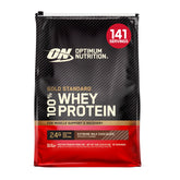 Optimum Nutrition envase frontal mostrando la marca y ventaja de 24 g proteína