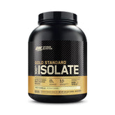 Optimum Nutrition envase frontal sabor Rich Vanilla mostrando branding y beneficio proteína pura