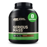 Optimum Nutrition bote frontal mostrando etiqueta y peso, aporta calorías concentradas