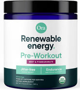 Ora Organic envase frontal mostrando etiqueta y sabor berry beet, atractivo natural