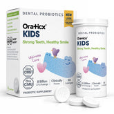 OraTicx envase frontal mostrando 30 pastillas y beneficio de uso diario
