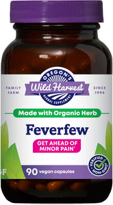 Oregon's Wild Harvest frasco frente mostrando 90 cápsulas y claridad de ingredientes