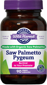 Oregon's Wild Harvest frasco frontal mostrando diseño y ventaja orgánica