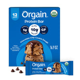 Orgain empaque frontal mostrando el sabor y beneficios