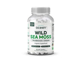 Organics Ocean envase frontal mostrando 60 cápsulas y beneficios claros