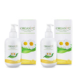 Organyc frente del envase mostrando diseño y volumen, beneficio claridad de producto