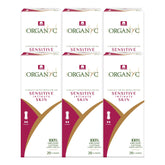 Organyc empaque frontal mostrando cantidad y certificación, confort natural