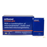 Orthomol Immun Pro frente del paquete mostrando un sistema diario práctico