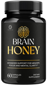 OVICIA frasco Brain Honey frente mostrando etiqueta y dosis clara