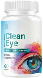 OVICIA envase Clean Eye de frente mostrando diseño y dosis clara