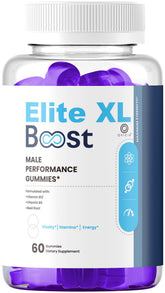 OVICIA envase frontal de Elite XL Boost gomitas con diseño claro y práctico