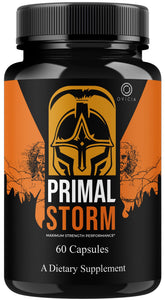 OVICIA Primal Storm frasco frontal mostrando diseño y cantidad