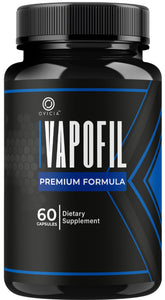 OVICIA Vapofil caja frontal mostrando presentación y beneficio de energía