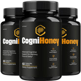 OVICIA frontal del envase CogniHoney mostrando diseño y beneficios visibles