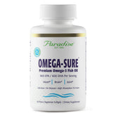 Paradise Herbs frasco frontal mostrando 60 softgels y etiqueta clara