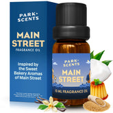 Park Scents frasco delantero mostrando etiqueta coleccionable y aroma nostálgico