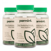 parmint envase frontal mostrando 90 cápsulas para frescura corporal