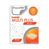 PatchMD vista frontal del paquete mostrando suministro de 30 días y conveniencia