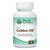 Peak Pure & Natural frente del envase mostrando 60 cápsulas y beneficio de conservación