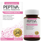 Peptiva envase frontal visible con etiqueta clara y beneficios para mujeres
