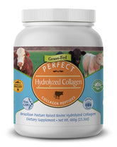 Perfect Supplements frasco frontal mostrando etiqueta clara y beneficios
