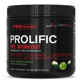 PEScience envase frontal mostrando sabor y beneficios inmediatos