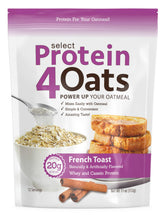 PEScience Protein4Oats frente del envase muestra sabor French Toast y atractivo visual